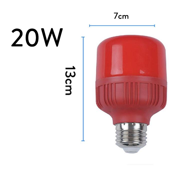

E27 светодиодная лампочка красная фонарь лампа 20w/15w/10w/5w вечеринка энергосберегающая высокая мощность 220v оболочка лампы тип оптовая продажа пластиковая мощность 20W