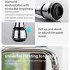 360 Degree Kitchen Faucet Anti-Splash Head Water Saver Universal Rotating Bubbler Filter Extension Booster Nozzle Kitchen Tools