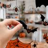 Bat And Spider Window Decals 9 Sheets Halloween Clings, Happy Pumpkins Witch Ghost Bats Castle Glass Stickers, PVC Waterproof for Home Classroom Party
