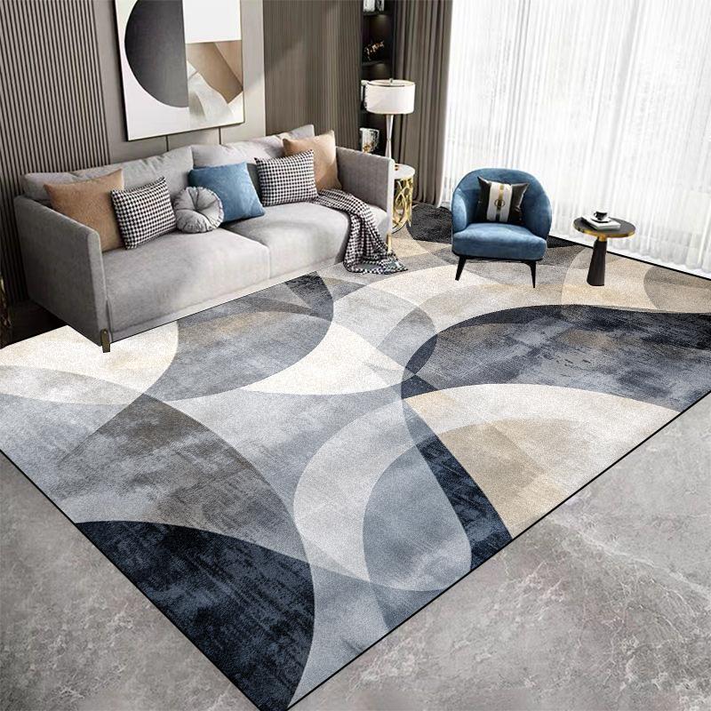 

Easy Clean Large Area Carpet Abstract Design Washable Non Slip Floor Mat for Living Room Bedroom Balcony Sofa Entrance 60*90cm