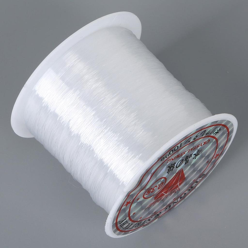 0.2-0.8mm Transparent Non-Elastic Fishing Line for Handmade DIY Jewelry: Bracelets, Necklaces, Beads