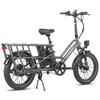Fafrees FF20 CUV - Vélo cargo électrique - 250 W - 48 V - 24 Ah - Moyeu 20 pouces - Vitesse maximale 25 km/h - Gris