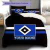 Set Copripiumino Trapuntato con Nome Personalizzato e Motivo HSV Decorazione per la Casa Regalo (1 * copripiumino + 2 * federe senza imbottitura).xwn