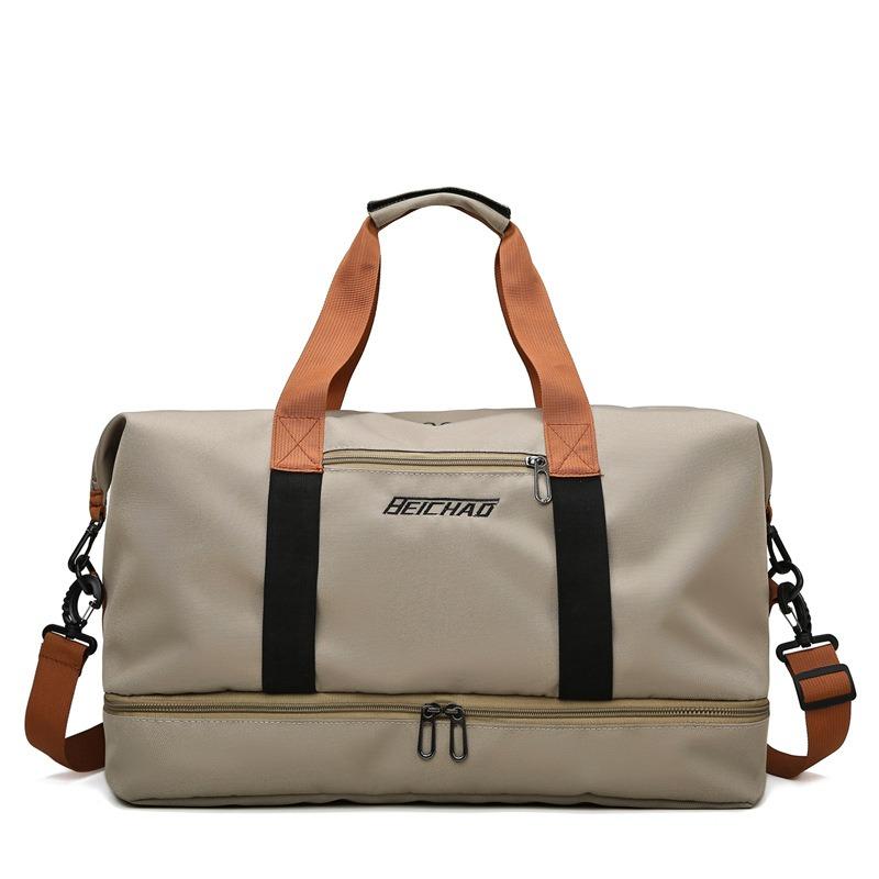 

Gym Bag with Dry-Wet Separation Yoga Single Shoulder Crossbody Luggage Bag Large Capacity Casual Travel Duffle for Fitness Trips хакі