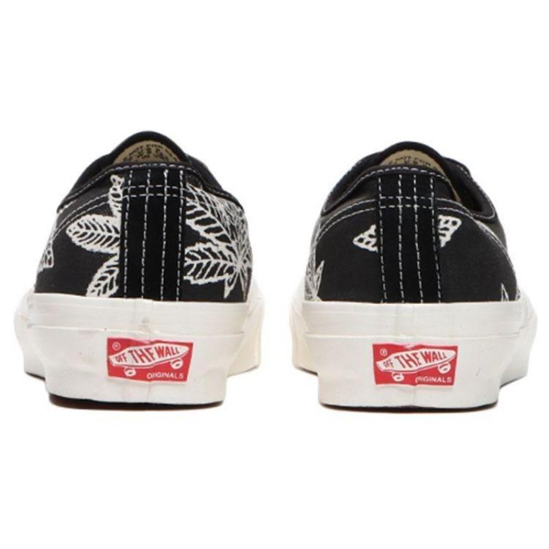 Vans Authentic LX Low Top Unisex Skate Shoes Black White VN0A4BV94JN