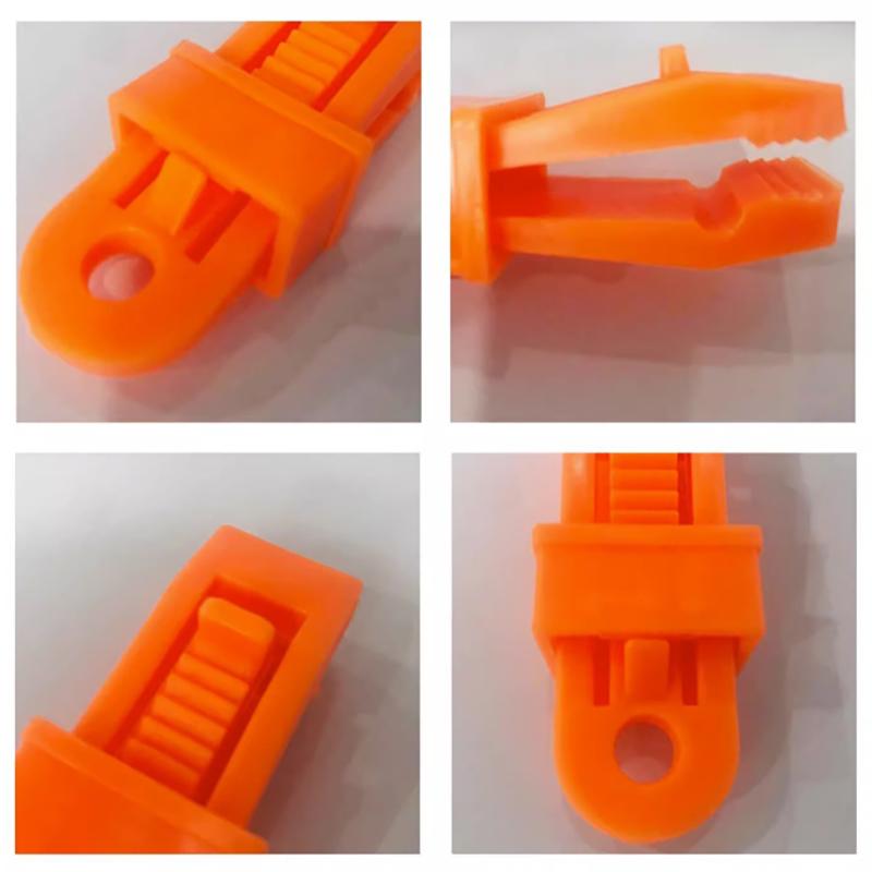 Plast Teltklemmer, Kalesje Vindtette Tau, Festeklemmer, Markiseklemmer, Presenninger, Regntett Duk Festeklemmer