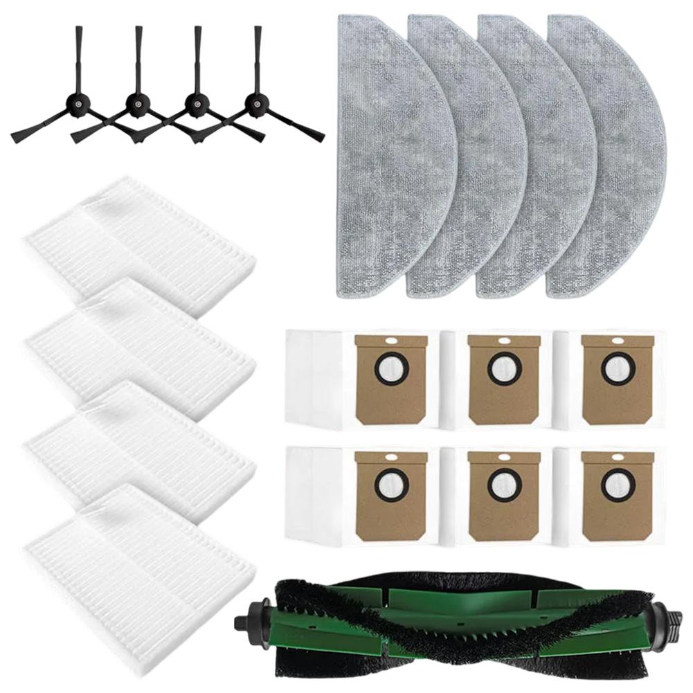 Replacement Main Brush and Filter Set for Cecotec For Conga 7490 Suitable for Ultimate Home and For XTreme Models