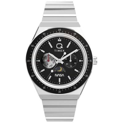TIMEX Q x NASA orologio da polso collaborazione orologio analogico al quarzo 50m resistente all'acqua Apollo 17 TW2Y56700