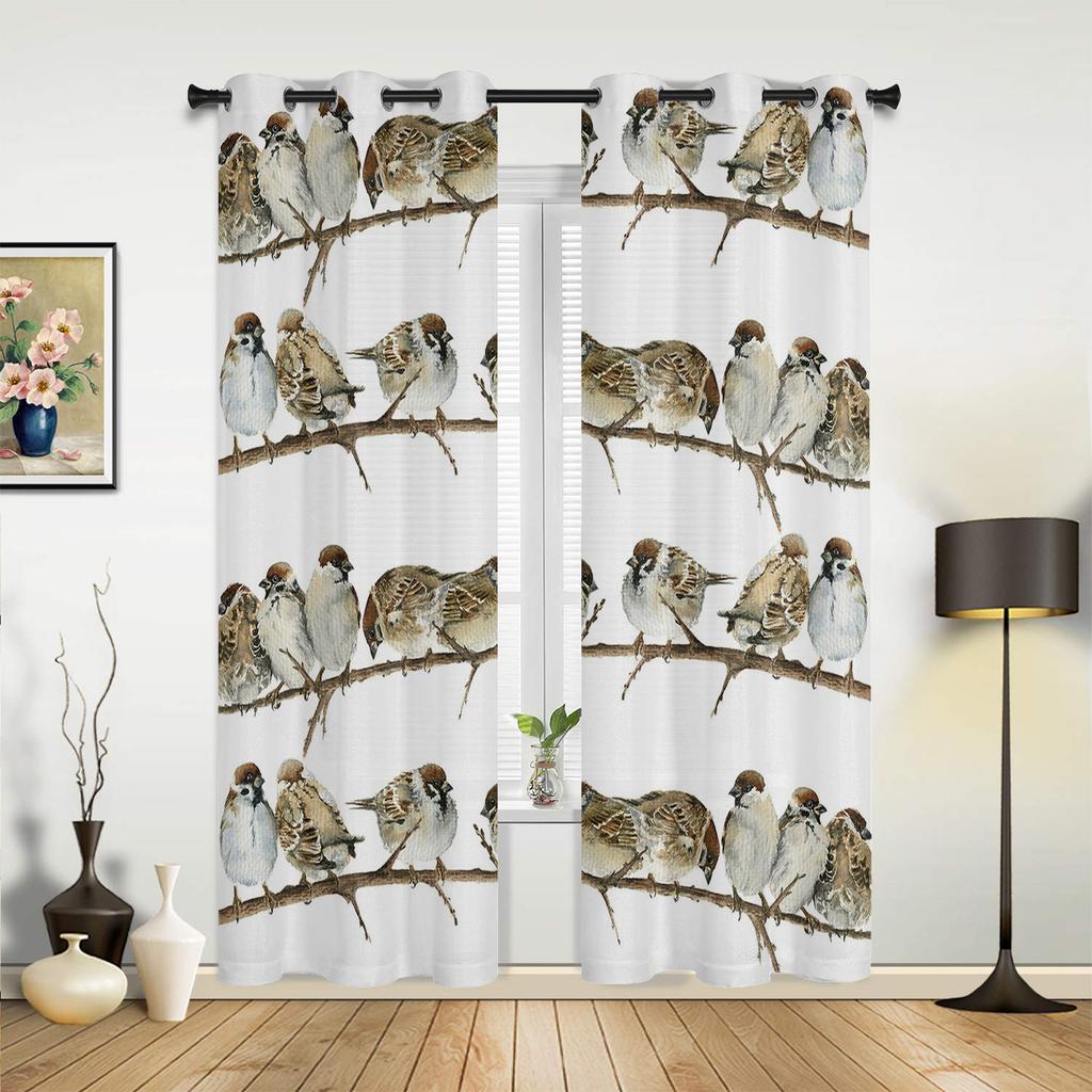 Fenstervorhänge mit Gamepad-Computertastatur für Wohnzimmer, Küche, Vorhang mit Volant, Kinderzimmer, Heimdekoration