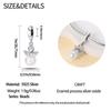 Original Copper Charms Luxury Pearl Angel Pendant Beads Fit Bracelet Diy Women Making Delicate Gift Jewelry