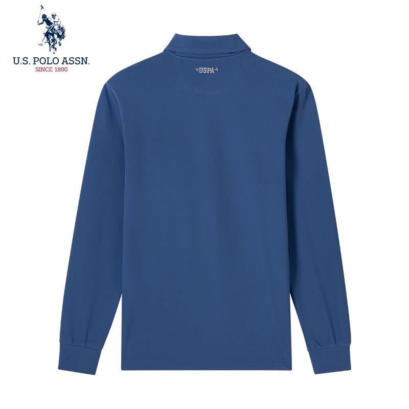 U.S. POLO ASSN. Men's Long Sleeve Business Casual Polo Shirt