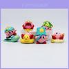 Süße Cartoon Strand Stern Kirby PVC Figur Kuchenmodell Dekoration Autoornament 6cm