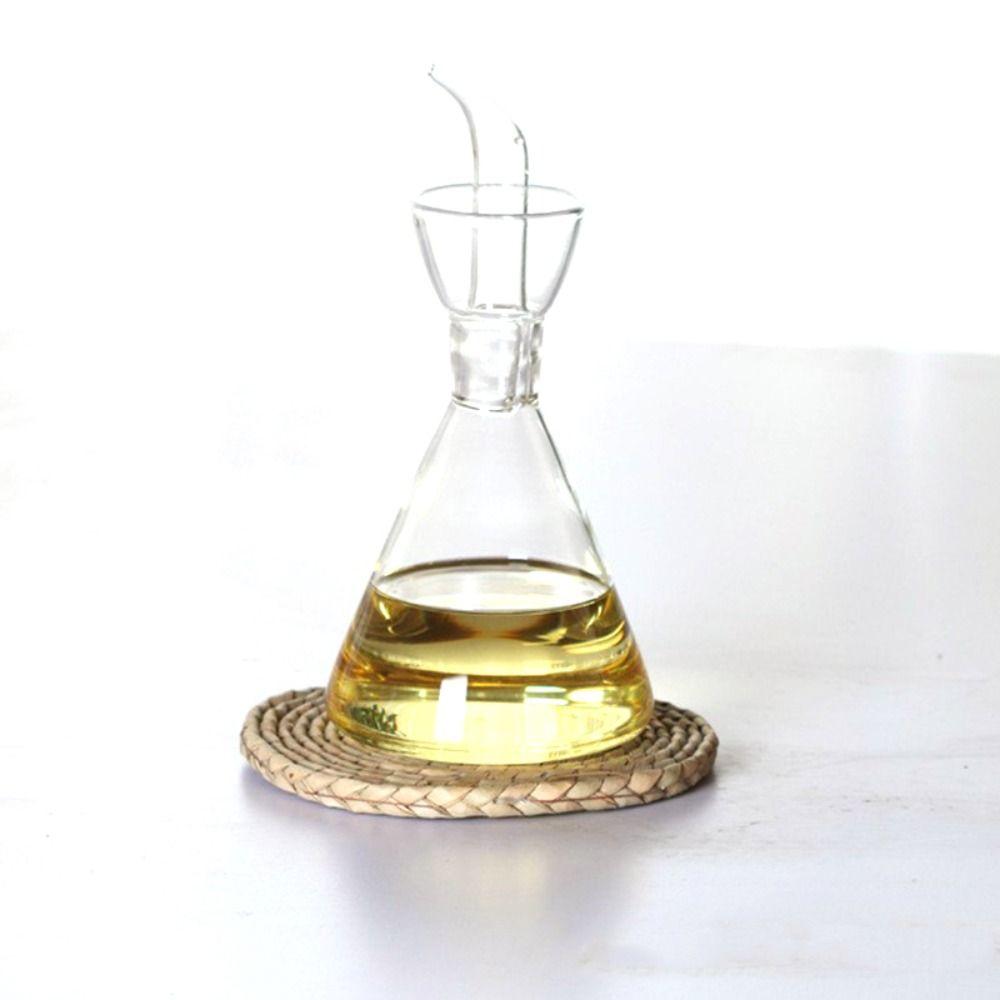 Skleněný dávkovač oleje Kreativní nádoba na koření Nepropustná láhev na ocet Kuchyň