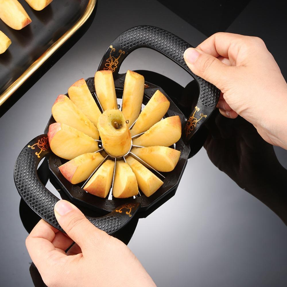 304 Stainless Steel Fruit Slicer Non-slip Handle Fruit Corer Durable Fruit Divider  Party