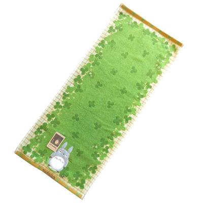 Marushin Face Studio Ghibli Neighbor Green for Girls and Face Bath Long 0594108200 Towel, "My Totoro" Field, Cute, Boys, Towel, Towel, Towel, Cotton,