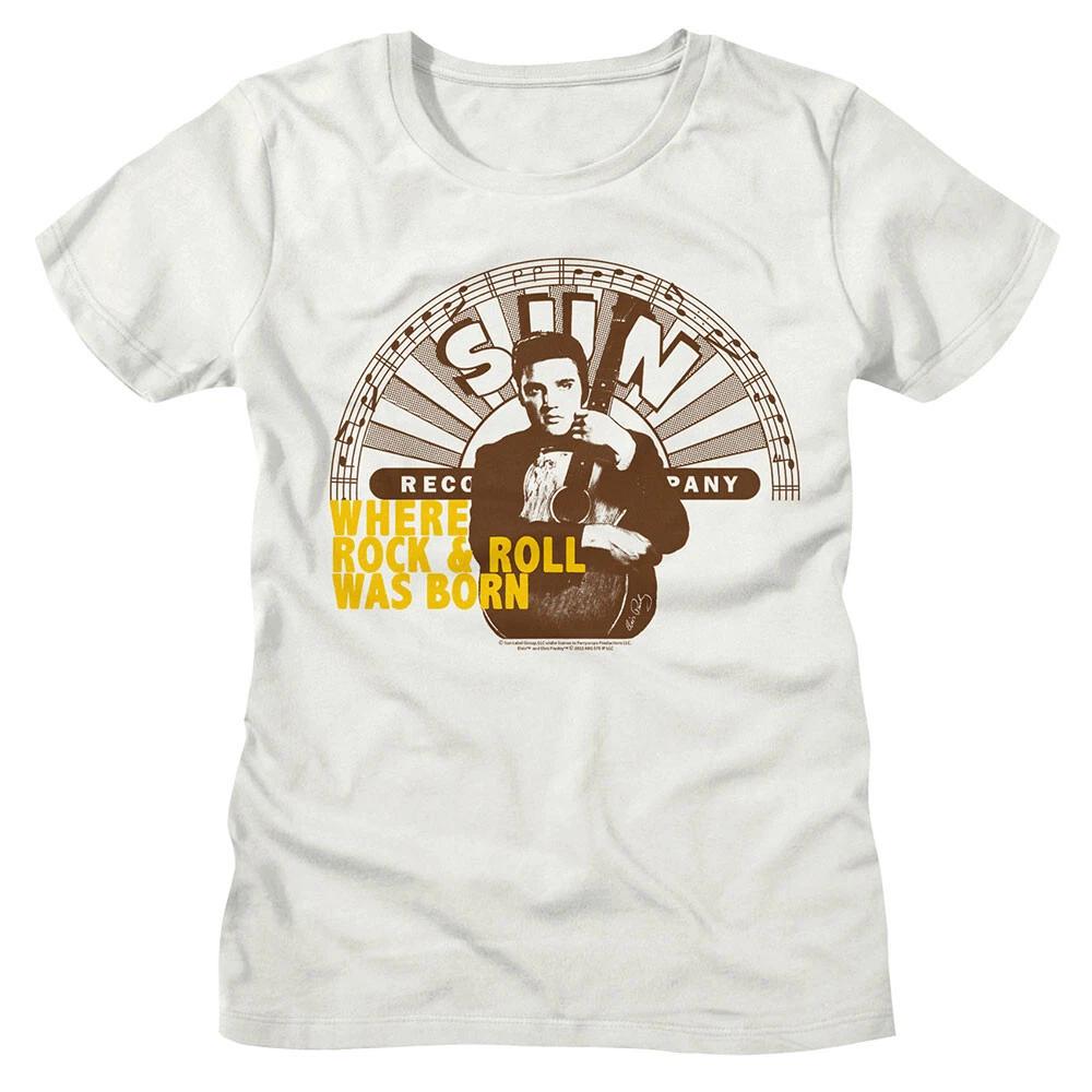 Elvis Presley Sun Records Where Rock & Roll Was Born Women s T Shirt 2XL