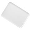 Plastic Breakfast Plate Rectangular Food Serving Tray Fruit Bread Cup Dinner Dish for Home Cafe Hotel