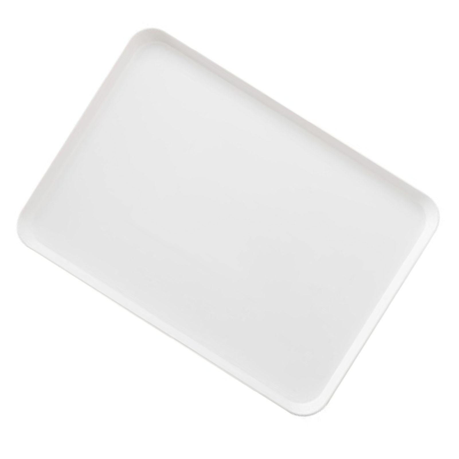 

Plastic Breakfast Plate Rectangular Food Serving Tray Fruit Bread Cup Dinner Dish for Home Cafe Hotel
