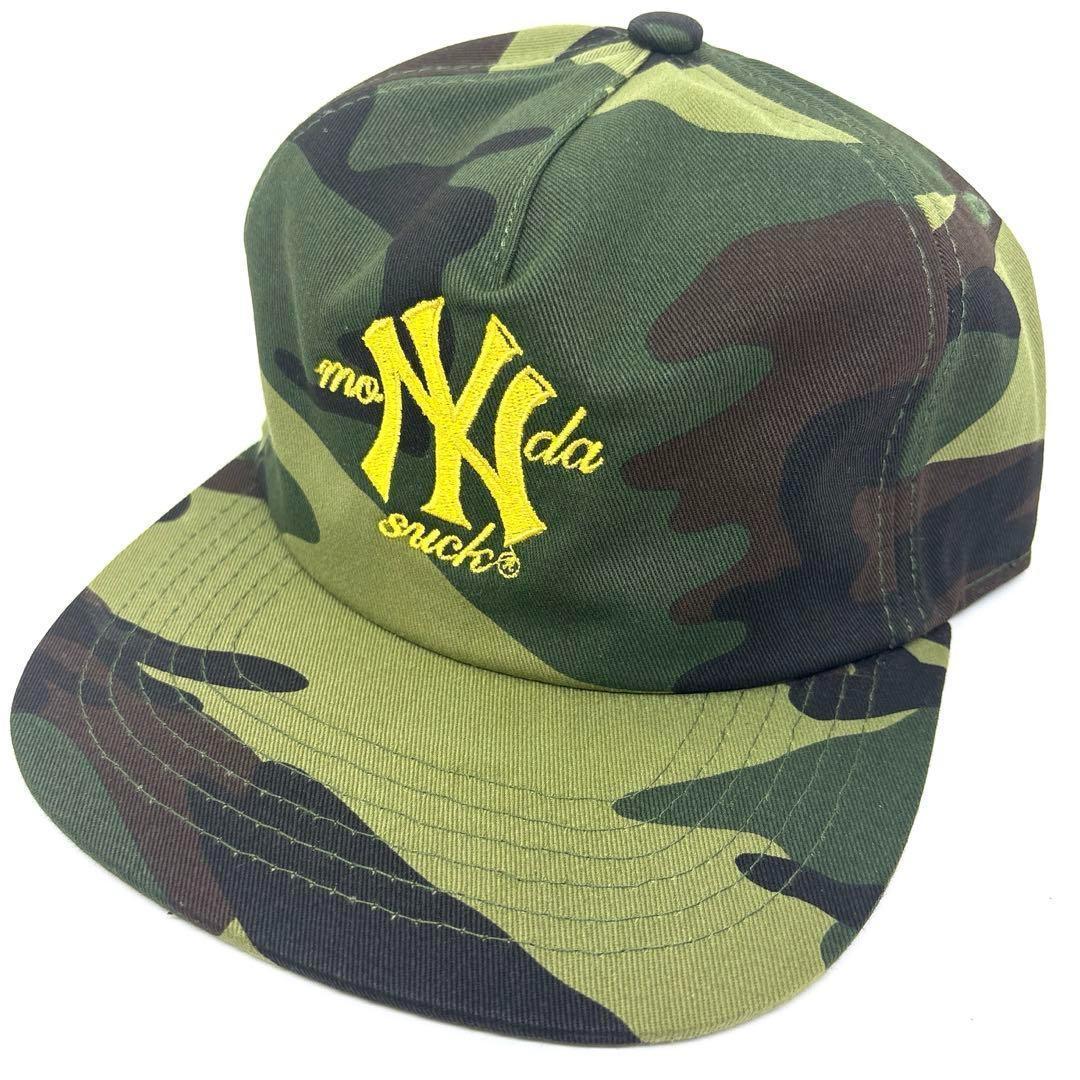 

[USED] Mondaysuck NYC Cap in Camouflage
