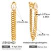 Youthway Elegant Chains Tassel Earrings For Women Minimalist 18K Gold Plated Stainless Steel Earrings Fashion Jewelry Gift