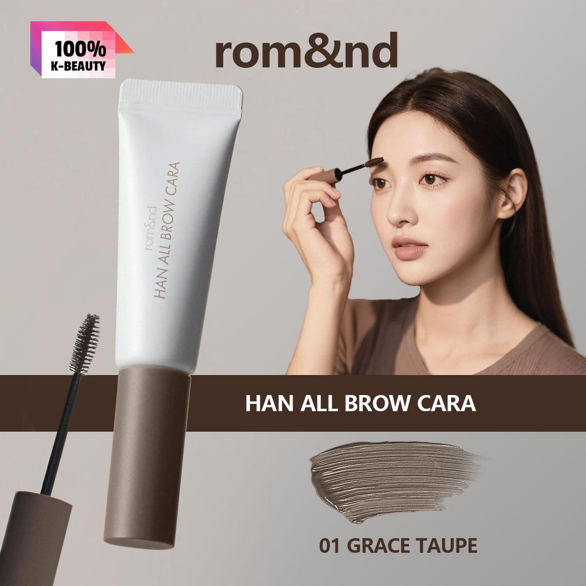 Rom&Nd Unisex Light Romand Han All Brow Cara 9G/0.32Oz (10 Color Options)