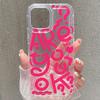 Graffiti English Applicable iPhone16Pro Apple 15 Mobile Phone Case 12/13promax Anti-drop 11 Soft 14plus