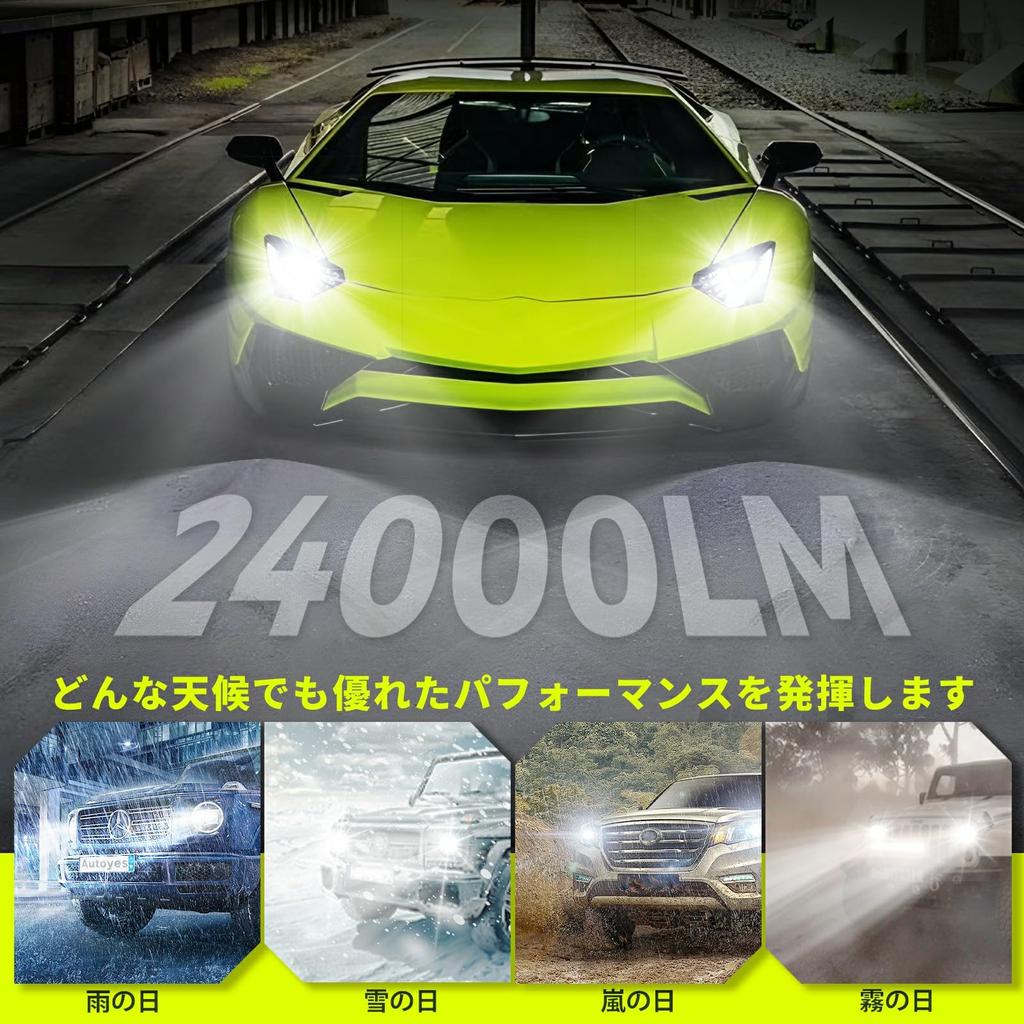 Latest Super Bright Autoyes H7 LED for Meets New Vehicle Inspection 8x 6500K White H7 Mini No Adapter Easy Long Fan Included [2023 Model] Headlights,