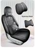2025 Leap Lafa5 Universal Leather Seat Covers for 5-Seater Vehicles - All-Season, Full Coverage Cushions.