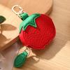 Frucht-Anhänger Münzbörse Mini-Schlüsselanhänger Geldbörse Unisex-Stil Niedliche Reißverschlusstasche Geschenk Frucht-Themen-Accessoire
