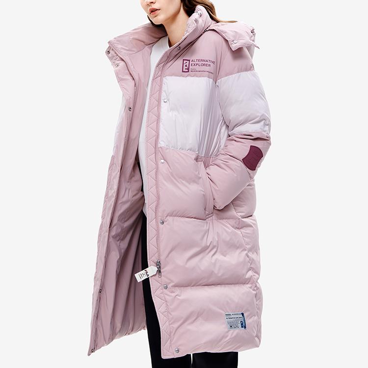 New FILA Down Jackets Women's Light Purple Red F11W243903F-PK