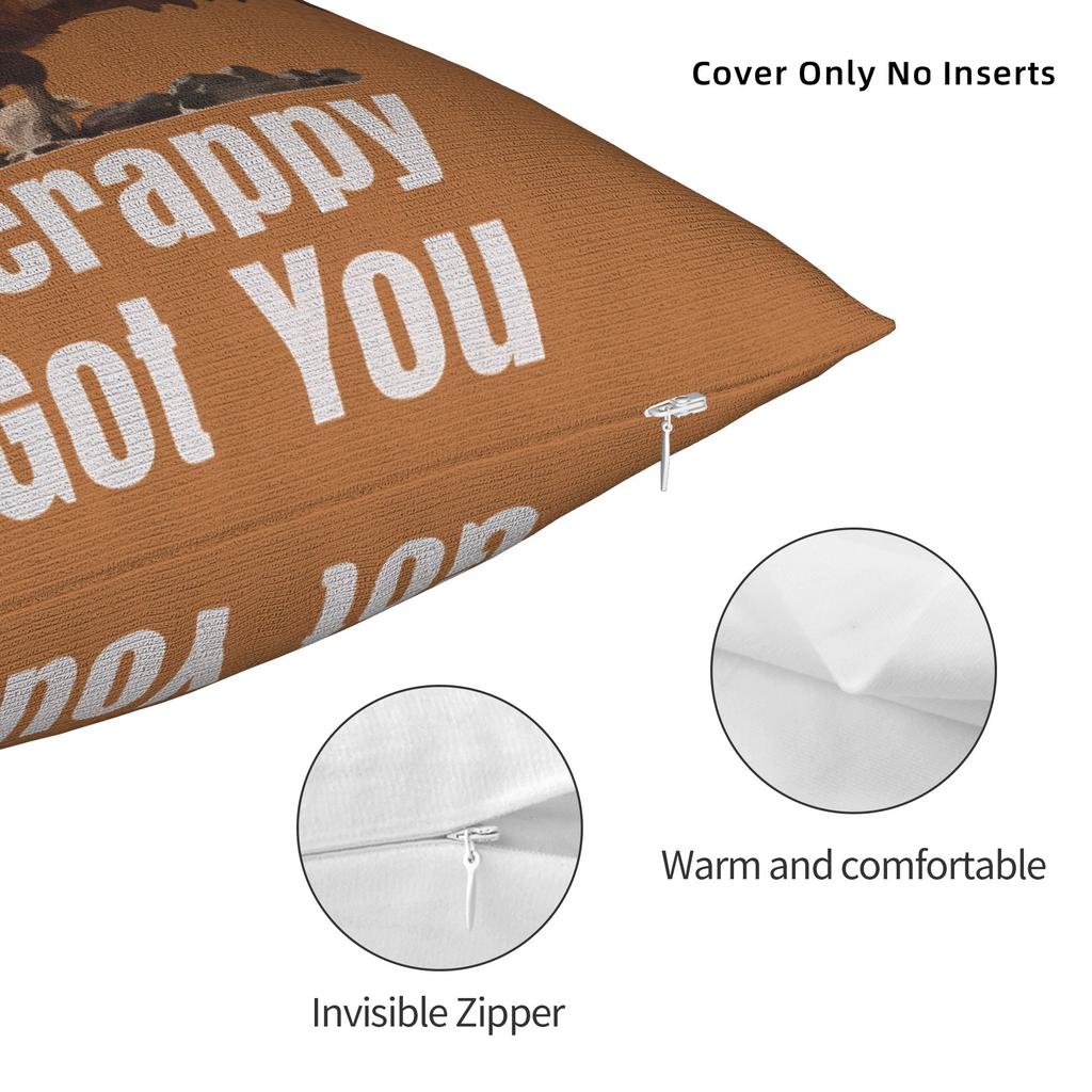 Kuddfodral Roligt The Burnt Peanut GOOP Bungulator Design Kuddfodral För Soffa Soffa Säng Vardagsrum Sött Roligt Kuddfodral