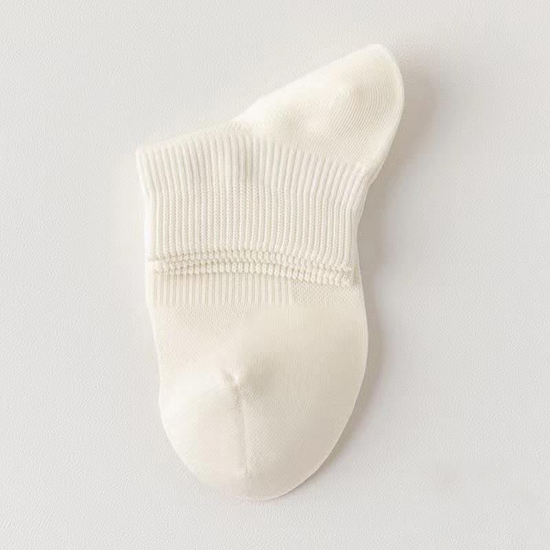 Damen Socken 95% Baumwolle Neu Hohe Qualität Frühling Sommer Baumwolle Atmungsaktives Netz Einfarbig Kurz Candy Antibakteriell Deodorant