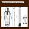 ZISIZ 304 Edelstahl Cocktail Shaker Set