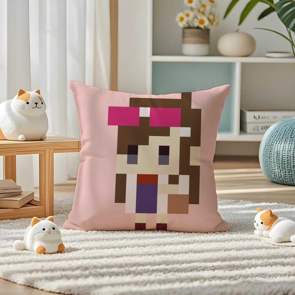 A-Ace Attorney Pillow Case Silky Elegant Comfort Sofa Bed Invisible Zipper