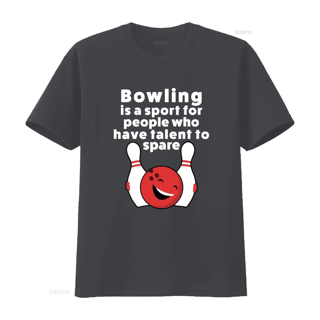 Funny Bowling T Shirt For Or Kid Vintage Washed Graphic Comfortable Breathable Unisex Fashion Versatile Slightly Soft