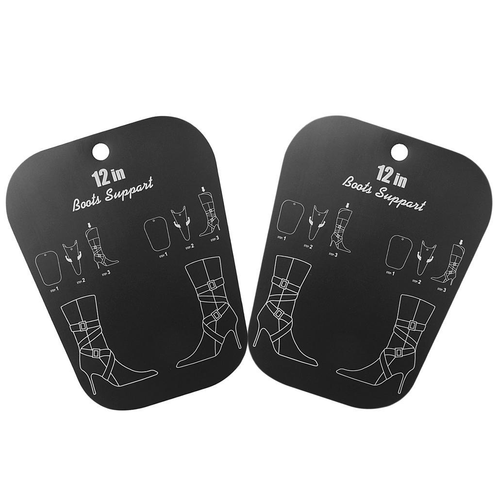 Lightweight Easy Carry 1 Pair Medium Boots Holder Stand Support Plastic Shaper Stretcher Boot Care