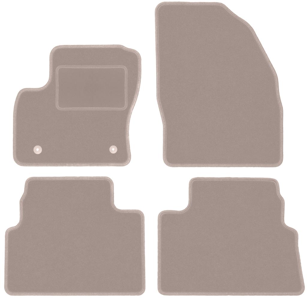 Dywaniki welurowe w kolorze beżowym: Ford Kuga MK1 SUV (2011-2013)