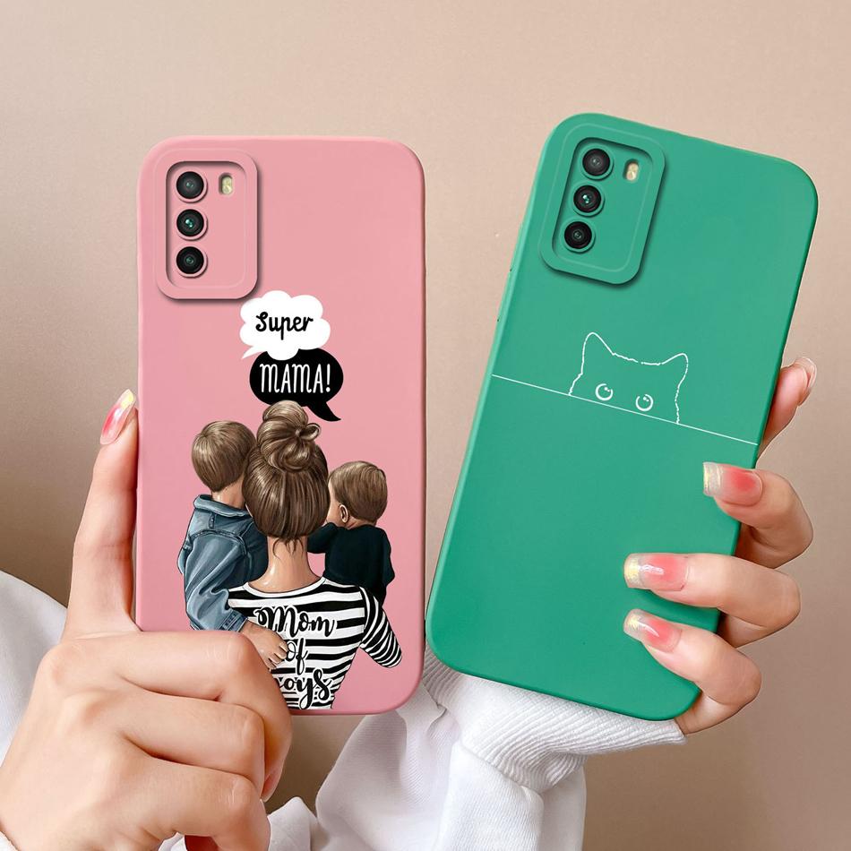 Fun Case For Xiaomi Poco M3 Pro Cute Soft Smooth Liquid Silicone Full Protection Anti Choc Phone Cover For Poco M 3 M3Pro Shell