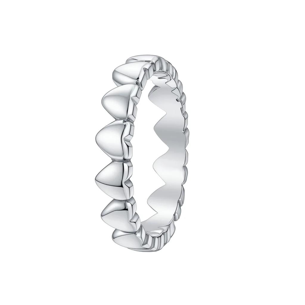 New Original 925 Sterling Silver Ring Love Heart Wishbone Moon Sun Rings Crystal Rose Gold for Women Wedding Gift Luxury Jewelry
