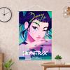 Hunter Girls K-Pop Demon Hunters Hanging Scroll (60x90 CM) Wall Art