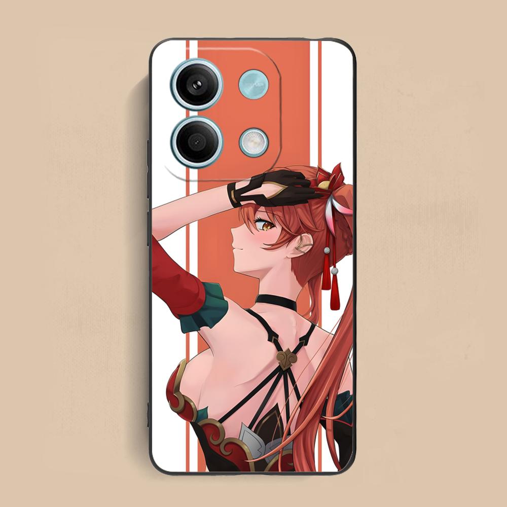 

HSR Guinaifen Матовый ТПУ Чехол для Мобильного Телефона для Xiaomi Redmi 15 14 13 12 A5 3 2 1 C Plus 4G 5G Цветной Печатный Чехол Redmi A1+