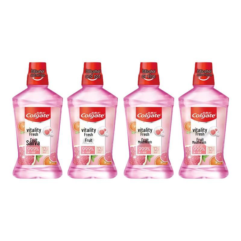 

Colgate Vitality Fresh Fruit Mouthwash 250ml (4-Pack)