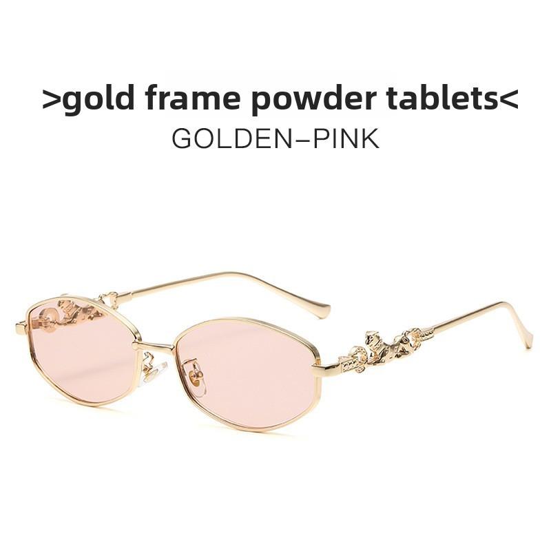 Cheetah Metal Sunglasses With Pc Lenses Uv400 For Fashion Travel And Parties