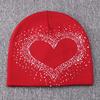 New Autumn/winter Fashionable Knit Hats, Cold-resistant Heart-warming Knit Hats, European and American Pullover Letters Jacquard Beanie