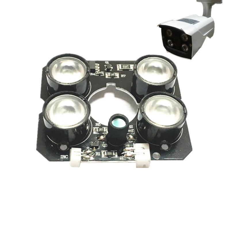 4 Led Array Infrared 90 Degrees Bulbs 850Nm Ir Board Illuminator 4X Ir Led Board For Cctv Camera Night Vision