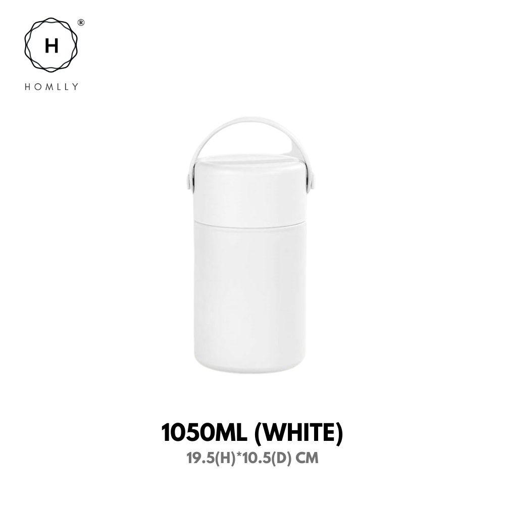 

Homlly Basic Stainless Steel Thermal Portable Lunch Food Soup Containers Mug (800ML/1000ML )