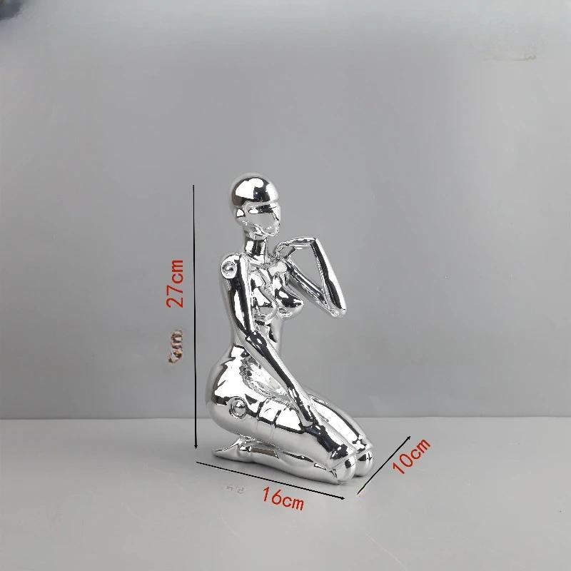 

Creative Modern Figurines Miniature Nordic Aesthetic Luxury Office Accessories Funny Ornaments Desk Sculptures Home Decor