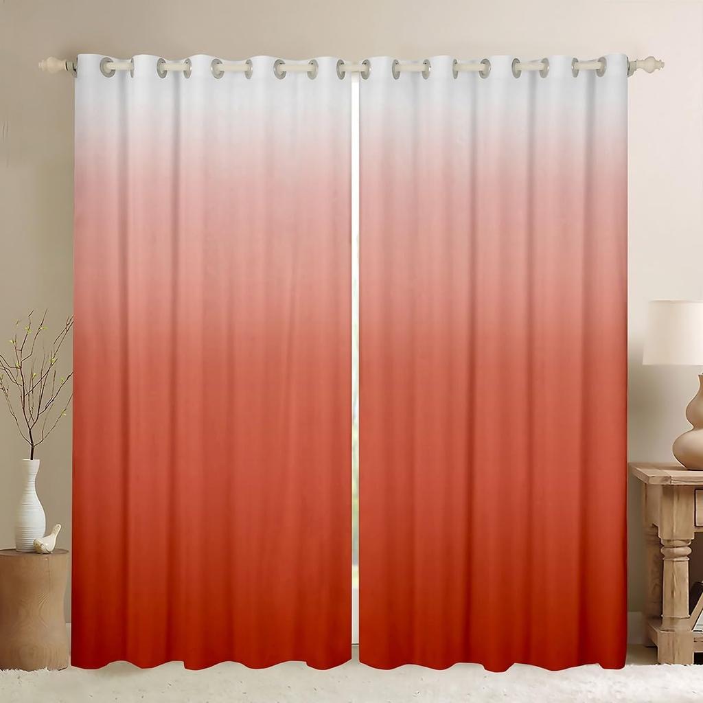 Gradient Window Curtain Ombre Curtains Panels Polyester Treatments Drapes Adults Teen Bedroom Living Room Blackout For Sitting Made Of