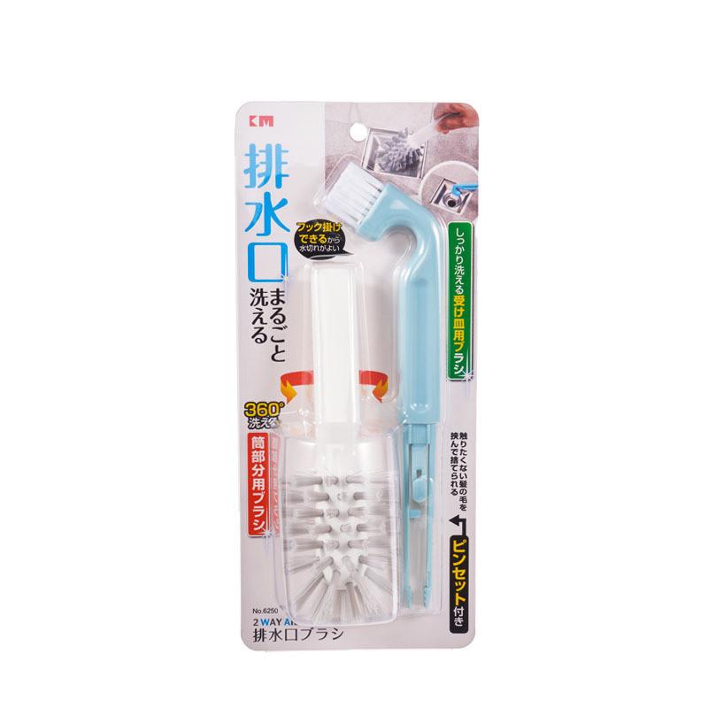 Dual Head Gap Cleaning Brush For Sink Drains And Tight Spaces Material Plastic