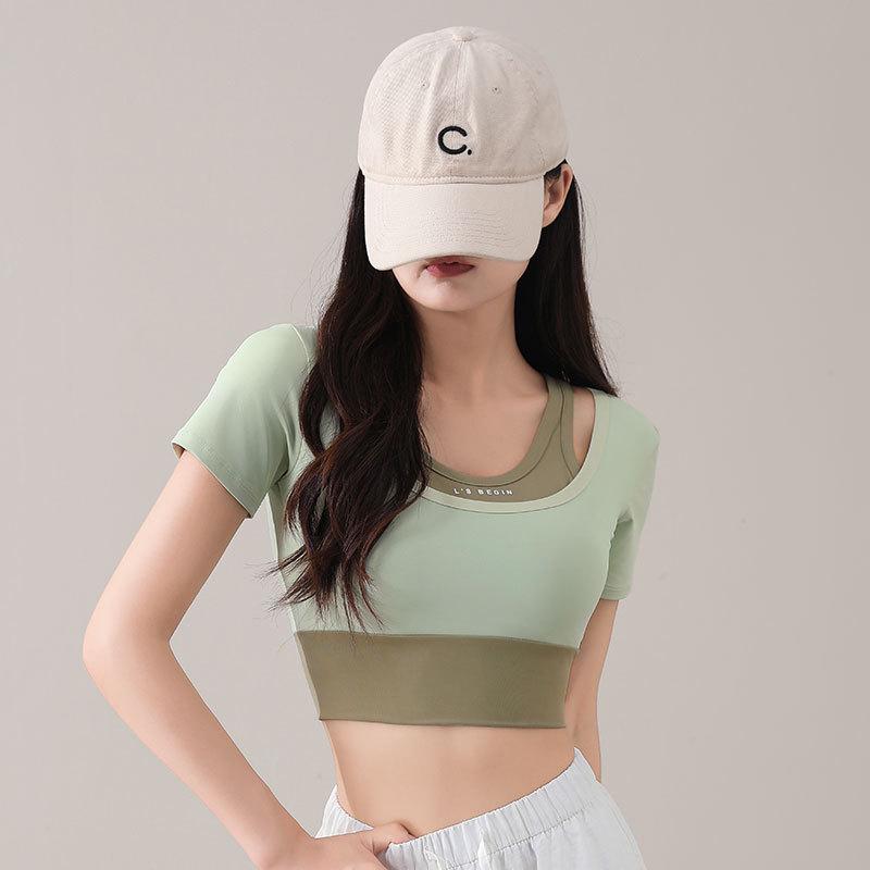 Women's Summer 2025 Quick-Dry Sportswear Set: Pleated Tennis Skort and Fitness/Yoga Outfit